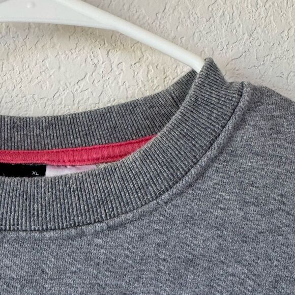 PS PAUL SMITH Sweatshirt Mens XL Grey Zebra Logo Pullover Sweater Preppy - Picture 4 of 7